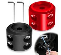 Udburd Tope de Gancho de cabrestante, 2pcs Cabrestante de Gancho de Cable Tapón Protector de Línea Resistente del Malacate tapón de Goma Apto para UTV ATV