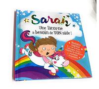 UDC - Libro de nombre «Sarah» - Historia «Una unicornio necesita tu ayuda» con coloriages incluidos
