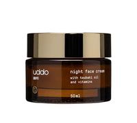 Uddo Hidratante Cuidado Facial Crema Facial Señoras Para Noche Crema De Noche Mujeres Crema Hidratante Con Manteca De Cacao Tsubaki Aceite De Argán Vitamina E Aloe Cara Cuidado Nocturno 50ML
