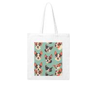 UDFKGLP Bolsa de lona con diseño de avatares de animales, fuerte y duradera para viajar, ir de compras, uso diario, talla única