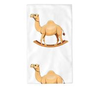 UDFKGLP Camel in The Cradle - Toallas de toalla con patrón de cuna de 27.5 x 16 pulgadas, respetuosas con la piel, absorbentes, esponjosas y suaves para baño, playa, exteriores