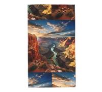 UDFKGLP Grand Canyon - Toallas con patrón de Arizona, 27.5 x 16 pulgadas, agradables al tacto, absorbentes, esponjosas y suaves para baño, playa, exteriores