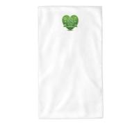 UDFKGLP Green Money Love - Toallas de toalla con patrón de amor de 27.5 x 16 pulgadas, agradables al tacto, absorbentes, esponjosas y suaves para baño, playa, exteriores