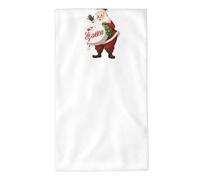 UDFKGLP Happy Santa Claus - Toallas de toalla con diseño de Papá Noel, 27.5 x 16 pulgadas, respetuosas con la piel, absorbentes, esponjosas y suaves para baño, playa, exteriores