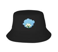 UDFKGLP Little Clouds in The Bouquet - Gorro de pescador para adultos, para hombres y mujeres, plegable, para actividades al aire libre, color negro