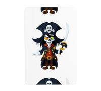 UDFKGLP Pintura decorativa de lata con diseño de fantasma pirata de un solo ojo, 20,3 x 30,5 cm, hecha de hojalata, resistente al desgaste y duradera