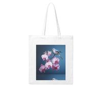 UDFKGLP Swallows on the Crabapple Flower Pattern Woman Canvas Tote Bag Strong and durable for travel, shopping daily One Size