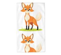 UDFKGLP The Fox That Lights Up The Forest - Toallas de toalla con patrón de bosque de 27.5 x 16 pulgadas, respetuosas con la piel, absorbentes, esponjosas y suaves para baño, playa, exteriores