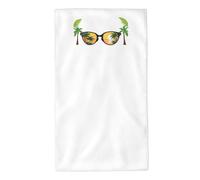 UDFKGLP The Scenery in The Sunglasses - Toallas de toalla con patrón de gafas de sol, 27.5 x 16 pulgadas, agradables al tacto, absorbentes, esponjosas y suaves para baño, playa, exteriores