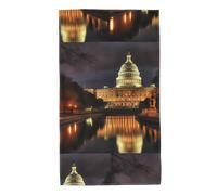 UDFKGLP The United States Capitol at Night - Toallas de toalla con patrón de 27.5 x 16 pulgadas, respetuosas con la piel, absorbentes, esponjosas y suaves para baño, playa, exteriores