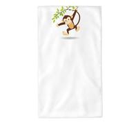 UDFKGLP Toallas de toalla con diseño de mono travieso saltando entre árboles, 27.5 x 16 pulgadas, agradables al tacto, absorbentes, esponjosas y suaves para baño, playa, exteriores