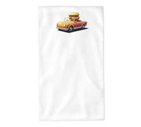 UDFKGLP Toallas de toalla con diseño de muñeca de hamburguesa que conduce un coche, 27.5 x 16 pulgadas, respetuosas con la piel, absorbentes, esponjosas y suaves para baño, playa, exteriores