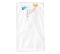 UDFKGLP Toallas de toalla con patrón de burbujas que soplan medusas de 27.5 x 16 pulgadas, agradables al tacto, absorbentes, esponjosas y suaves para baño, playa, exteriores