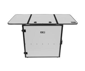 UDG FlightCase MK2 - Mesa Plegable para DJ (Ruedas), Color Blanco