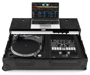 UDG FlightCase Scratch (tocadiscos Battle/PLX-CRSS12 y mezclador de 10 pulgadas/12 pulgadas) Black Plus (portátil, carrito y ruedas)