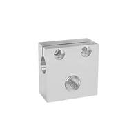 UDHBJEBQ 2 uds CR10 Bloque Calefactor más Boquilla de aleación de Aluminio Duro componente Final Impresora Hilo de Alta Temperatura