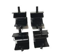 UDHBJEBQ 4 unids/Set generador de pie de Choque for generador diésel 3KW 5KW 6KW, pies de vibración 186F pies amortiguadores de pie