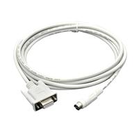 UDHBJEBQ Adecuado for Cable de programación Cable de Descarga PC-DVP Interfaz Serial RS232 Cable de Datos DVPCAB215(DVPCAB215(White),3 mins)