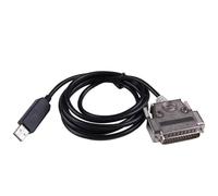 UDHBJEBQ Cable Serie USB a DB25 Macho for Impresora RS232 for Impresora TM-T88VI TM-T88V, Adaptador Serie RS232(1.8M)
