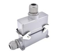 UDHBJEBQ Conector Rectangular de Alta Resistencia con inserción Directa y Resorte roscado HE-024-4 de 24 núcleos H24B-TEH-4B-M21