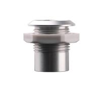 UDHBJEBQ USB USBC Tipo C Typec Hembra a Hembra FF Montaje en Panel extensión Adaptador de Metal Redondo(Silver)