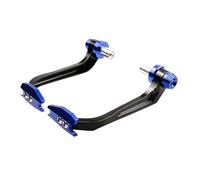 UDHSNJZG Palanca para Manillar Moto Protector de Mano for Manillar de Motocicleta, aleación de Aluminio, Universal, 17-22mm Cubre Manetas Moto(Blue)