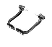 UDHSNJZG Palanca para Manillar Moto Protector de Mano Universal de aleación de Aluminio for Manillar de Motocicleta de 22mm Cubre Manetas Moto(Carbon-Black)