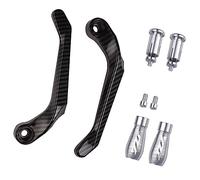 UDHSNJZG Palanca para Manillar Moto Protector de Palanca de Embrague de Freno de Motocicleta protección contra caídas Palanca Protectora de Mano Cubre Manetas Moto(Silver)