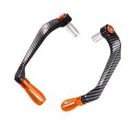 UDHSNJZG Palanca para Manillar Moto Protectores de Palanca de Motocicleta Accesorios de protección contra caídas Cubre Manetas Moto(Orange)