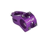 UDHSNJZG Potencia MTB Vástago de Manillar Corto Alta Resistencia, 31,8x45mm, aleación Aluminio, vástago Bicicleta Carretera, Puente Carreras y Descenso(Purple-31.8x45mm)