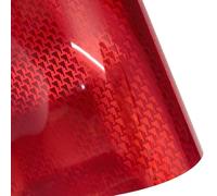 UDHSNJZG Vinilo Coche 50cm * 600cm Super Brillante Negro Dorado 5d Fibra de Carbono película Revestimiento Vinilo expulsión Aire DIY for Coche Pegatinas automotrices calcomanías(Red,40cm X 152cm)