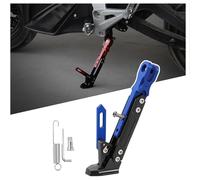 UDJCHK Soporte Lateral para Motocicleta para Yamaha YZ250 50th Anniversary Edition/YZ250 Monster Energy, Soporte Antideslizante para Motode Aluminio CNC, Soporte Lateral para Moto Ajustable,Blue