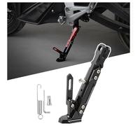 UDJCHK Soporte Lateral para Motocicleta para Yamaha YZ250 50th Anniversary Edition/YZ250 Monster Energy, Soporte Antideslizante para Motode Aluminio CNC, Soporte Lateral para Moto Ajustable,Black