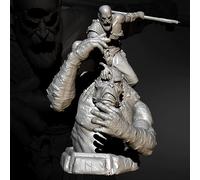 UDNDASBE 80mm - Kit de Resina de Soldado Samurai Antiguo EuropeoModelo de Resina sin Pintar ni Montar //r7F6Z1