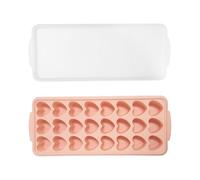 UDNFHL 1 Pieza De Molde De Cubos De Hielo En Forma De Corazón, Molde De Silicona, Reutilización, Herramientas De Fabricación De Cubos De Hielo, Utensilios De Cocina.