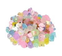 UDNFHL 100 Piezas De Adornos De Animales Tridimensionales Luminosos, Mini Adornos Creativos, Juguetes para Niños, Decoraciones De Casas De Muñecas, Accesorios De Microscape.