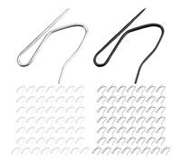 UDNFHL 100 Piezas De Ganchos De Cortina De Metal, Accesorios De Cortinas, Suministros De Instalación De Cortinas Y Accesorios para El Hogar.