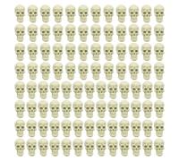UDNFHL 100 Piezas De Mini Calaveras De Plástico, Diseño del Lugar De Fiesta, Decoraciones Creativas, Adornos De Escritorio.
