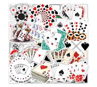 UDNFHL 100 Piezas De Pegatinas De Cartas De Juego, Calcomanías Creativas De Graffiti, Accesorios De Álbumes De Recortes, Decorar Patinetas, Maletas, Botellas De Agua.