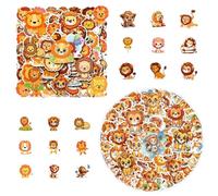 UDNFHL 105 Pegatinas De León, Lindas Pegatinas De Animales, Pegatinas para Niños, Pueden Decorar Patinetas, Maletas, Bicicletas.