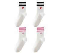 UDNFHL 2 Pares De Calcetines Para Mujeres De Tubo Medio, Calcetines Simples Y Versátiles, Calcetines De Mujer Suaves Y Transpirables, Accesorios De Ropa Y Regalos Para Mujeres.