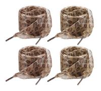 UDNFHL 2 Pares De Cordones De Calzado Con Estampado De Leopardo, Cordones Creativos Y Personalizados, Decoraciones De Zapatos, Reemplazo De Encaje De Zapatos, Accesorios Para Zapatos.