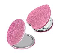 UDNFHL 2 Piezas Espejo De Maquillaje Plegable, Espejo De Maquillaje Portátil, Espejo De Maquillaje Brillante, Mini Espejo De Maquillaje, Espejo De Maquillaje De Viaje.