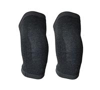 Udoarts Rodilleras de cachemira/calentadores de rodilla (1 par) - gris - X-Large