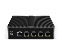 UDPTCP Firewall Mini PC Quad Core N100, DDR5 1 M NvME, 4 x 2.5GbE i226V LAN sin ventilador Hardware de computadora, microenrutador, AES-NI, OPNsense, puerto TypeA, sin RAM sin SSD (sin RAM sin SSD)