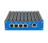 UDPTCP Mini PC J4125 sin ventilador con DDR4 M.2 Nvme 4 i226 2.5G LAN, 2 USB2.0, 2 USB3.0, HDMI, DP, ranura para tarjeta SIM, soporte para computadora de computadora mini WiFi de doble banda para