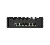 UDPTCP Mini PC sin ventilador I7-1185G7 con 6 x i226 2.5G LAN, DDR4 1 M.2, 2 USB3.0, 2 USB2.0, 1 COM, mini computadora de computadora compatible con WiFi de doble banda para la industria empresarial