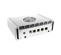 UDPTCP Procesador industrial Ryzen R2314, sin RAM, sin SSD, Firewall Mini PC con red de 4 puertos 2.5GbE, pantalla HD+DP, enrutamiento suave ROS/Linux IoT Gateway/AI Edge Computing Terminal/integrado