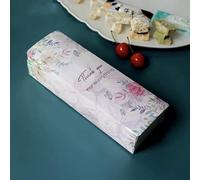 uds cajas de papel de turrón de galleta de caramelo gracias Feliz Navidad caja de regalo hecha a mano estilo 30,21,5x7x5cm