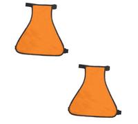 uds Chaqueta de Lluvia para Mascotas Ropa Impermeable para Perros Sudadera con Capucha para Lluvia Abrigo de Lluvia para Perros Impermeable(Orangex2pcs Mx2pcs)